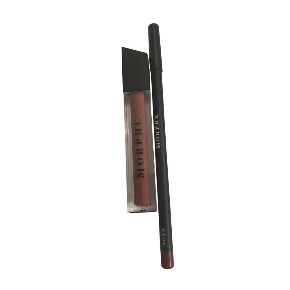 Morphe Lip Duo: Liquid Lipstick in Now‎ With laying and Lipliner in Wild Side